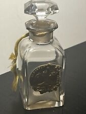 1920s empty perfume bottle Le Parfum Ideal by Houbigant NY 1.75x1.75x4.5