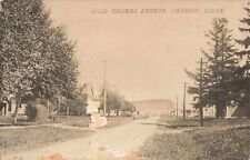 Thomas Avenue Caribou Maine ME Street View 1909 Real Photo RPPC picture