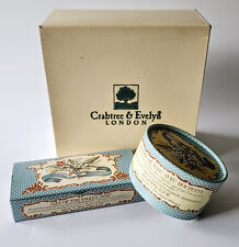 Vintage Crabtree & Evelyn Lily Of The Valley Gift Set Powder & Puff +3 Soaps NEW picture
