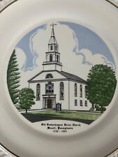 Old Goshenhoppen Union Church - Woxall, Pennsylvania - Commemorative Plate picture