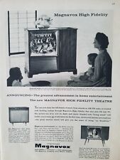 1957 Magnavox television model Mv353R Videorama MV144L Ad picture