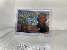 2021 PIECES OF THE PAST THOMAS JEFFERSON SILVER CRYSTALS 1/1 #105 AA58 picture