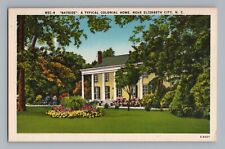Bayside Colonial Home Elizabeth City North Carolina Postcard picture