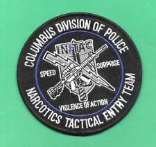 OHIO- HARD TO GET- COLUMBUS POLICE- NARCOTICS TACTICAL ENTRY TEAM-  FULLY EMB. picture