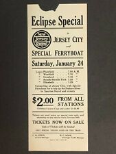 Vintage c1925 New Jersey Central RR Eclipse Special City Special Ferryboat picture