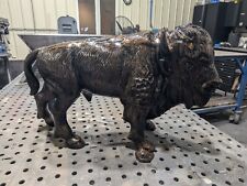 Aluminum Mini Buffalo/Bison Calf Statue picture