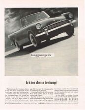 1962 Sunbeam Alpine Convertible Vintage Print Ad picture