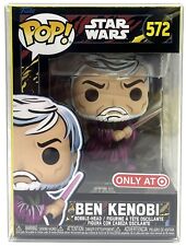 Funko Pop Star Wars Retro Series Ben Kenobi #572 Target Exclusive with Protector picture