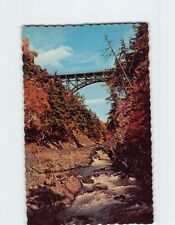 Postcard Quechee Gorge Highway Bridge Quechee River Vermont USA picture