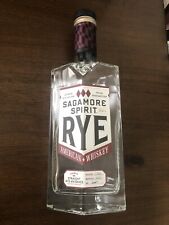 EMPTY Sagamore Spirit American Rye Whiskey Bottle 750 ml Baltimore Clear picture