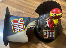 Rare VTG SLIM JIM Promo *BROKEN* Shark Head Wall Mount Turkey LOT Store Display picture