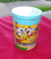 Vintage 1990 Looney Tunes School Bus Brach’s Candy Tin Canister picture