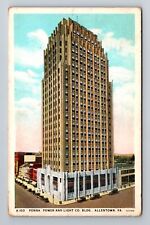 Allentown PA-Pennsylvania, Penna Power Light Co Building Vintage c1930 Postcard picture