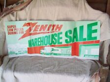 Vintage Zenith Electronics TV & Radio Warehouse Sale Store Advertising  Display picture