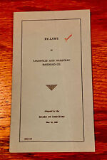 1949 Louisville & Nashville Railroad Company By-Laws picture