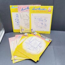 Lot of 7 Vintage Aunt Marthas Hot Iron Transfers New Days of the Week Etc picture