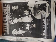 Sk19 Ephemera 1982 Pop Advert Folded The Clash Rock The Casbah  picture