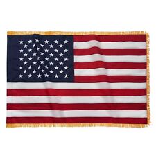 TOPFLAGS American Flag US Flags with Fringe 3x5 Ft Heavy Duty USA Flag Tassel... picture