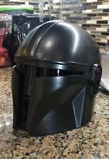 Christmas medieval Mandolorian Helmet With Liner Chin Strap Star Wars Replica picture