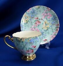 SHELLEY CHINTZ CUP AND SAUCER SET picture