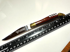 LAGUIOLE EN AUBRAC 12C27 Folding Knife Corkscrew Wood Handle picture