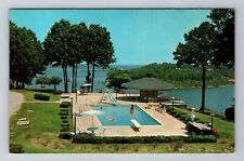 Bull Shoals AR-Arkansas, Crow Barnes Resort, Antique, Vintage Souvenir Postcard picture