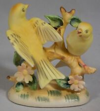 MID CENTURY PORCELAIN BISQUE FIGURINE CANARY 1726 MADE IN JAPAN 4.25