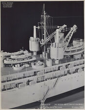 Mare Island Naval Shipyard USS NEREUS AS-17 Exhibition Model AMIDSHIP 1948 Photo picture