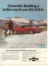 1972 Chevrolet Camaro Vintage Magazine Ad picture