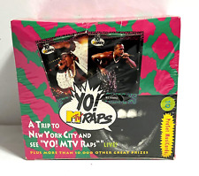 PRO SET Yo MTV Raps Hip-Hop 1991 MusiCards Trading Cards Retail Box NEW SEALED picture