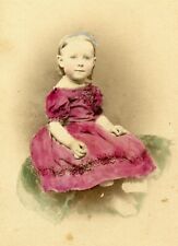 Little  Girl, Victorian Fashion, CDV Photo Getman Bowdish, Richfield Springs, NY picture