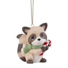 Precious Moments Raccoon Candy Cane Ornament Spreading Christmas Cheer 221024 picture