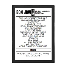 Bon Jovi Setlist 10-10-2016-London picture
