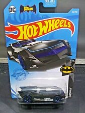 Hot Wheels The Batman Batmobile Batman #2/5 Black Diecast 1:64 Scale Blue Wheels picture