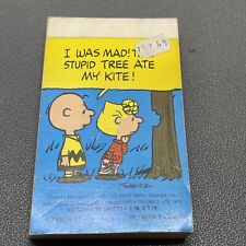 Lot Of 2 Vintage Notepads Peanuts Charlie Brown Sally Christmas Mouse Magnetic picture