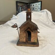 Vintage Copper Little Church Music Box 