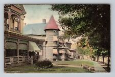 Ashland OH-Ohio, Claremont Avenue Residences, Vintage c1909 Postcard picture