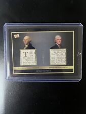 2024 Pieces of the Past - George Washington Thomas Jefferson - Dual Relic picture