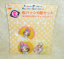 SANRIO Kikkun Characters ~ 3 Piece Pin Set ~ SOLD ONLY IN JAPAN picture