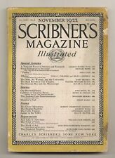 Scribner's Magazine Nov 1922 Vol. 72 #5 GD/VG 3.0 Low Grade picture