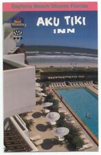 Daytona Beach Shores FL Aku Tiki Inn Postcard Florida picture