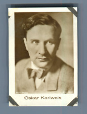 Actor Oskar Karlweis Vintage Silver Print. Photo from an Ave Series picture