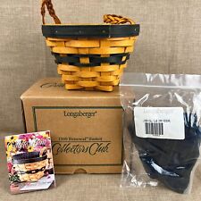 Longaberger Collector Club 1999 Member Renewal Basket w/Liner + Protector - New picture