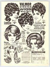 1972 VALMOR STRETCH WIGS Vintage 8