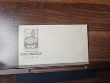 1933 Hotel Morrison Antique Vintage Envelope Chicago Illinois picture