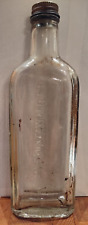Vintage J.R. Watkins Medicine Bottle - Antique Apothecary Glass 4.5 oz picture