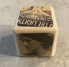 Writer's Block: Virginia Woolf (Wooden Square Block) Collectible Decor picture