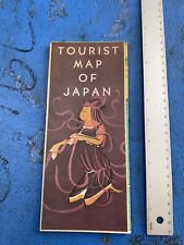 Vintage 1961 Tourist Map of Japan, Japan Travel Bureau, Tokyo picture