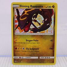 A7 Pokémon Card TCG Shining Legends Shining Rayquaza Shiny Holo Rare 056/073 picture