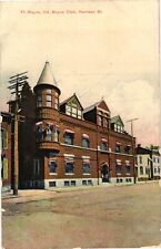 Wayne Club Fort Wayne IN Divided Unposted Postcard c1908 picture